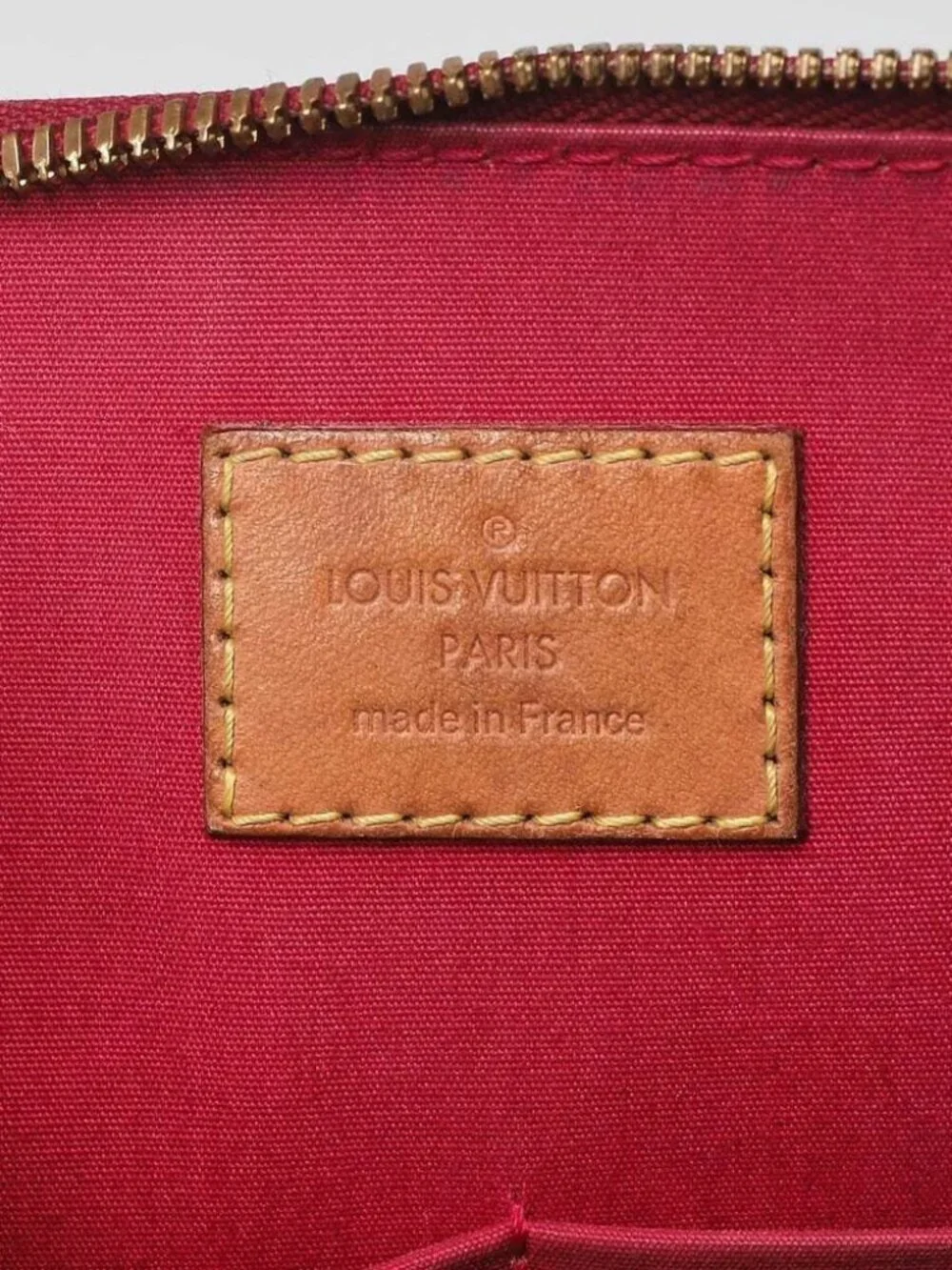Louis Vuitton Rose Indian Monogram Vernis Alma PM Bag